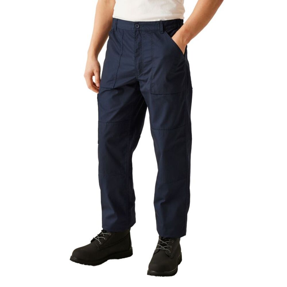 Regatta Mens New Lined Action Trouser (Short) / Pants / Navy Blue